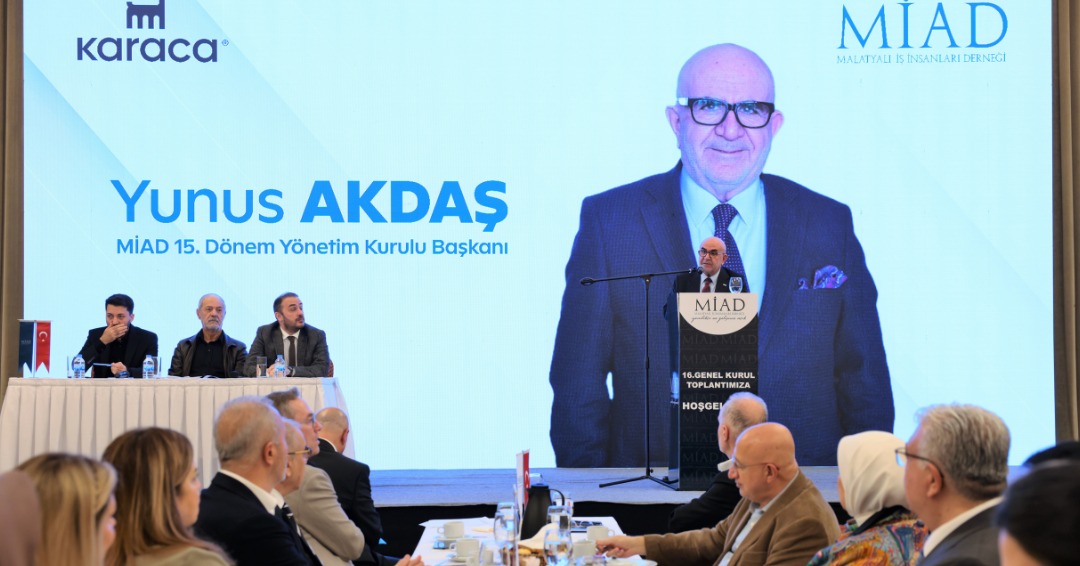 MİAD BAŞKANI YUNUS AKDAŞ GÜVEN TAZELEDİ