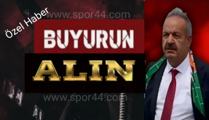 Malatya Yeşilyurtspor Kulüp Başkanı Adnan Çoban, ” Buyurun Alın ” dedi