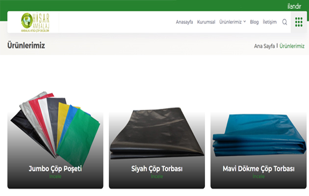 Dökme çöp torbası