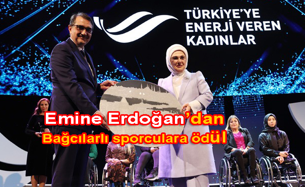 Emine Erdoğan’dan Bağcılarlı sporculara ödül