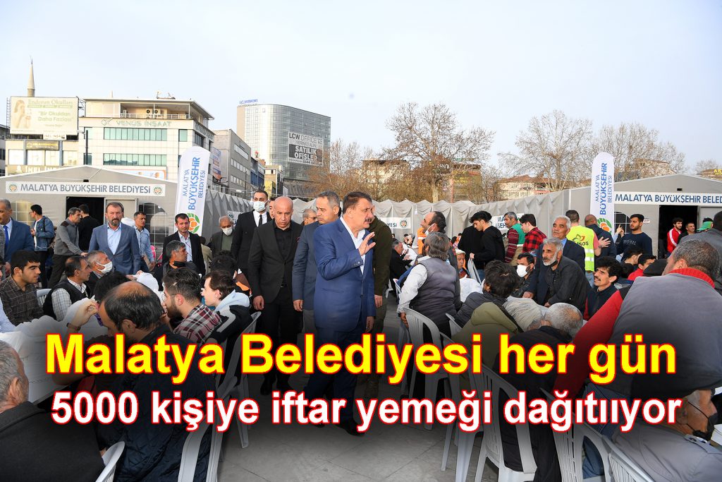 Malatya Belediyesinden her gün 5000 kişiye iftar