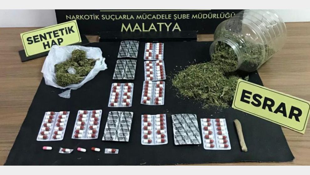 Malatya Narkotik Polisinden Uyuşturucu Operasyonu
