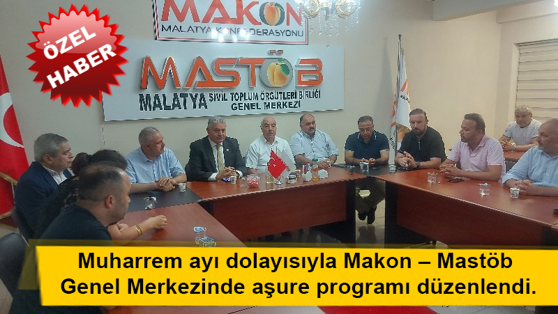 Muharrem ayı dolayısıyla Makon – Mastöb Genel Merkezinde aşure programı düzenlendi.