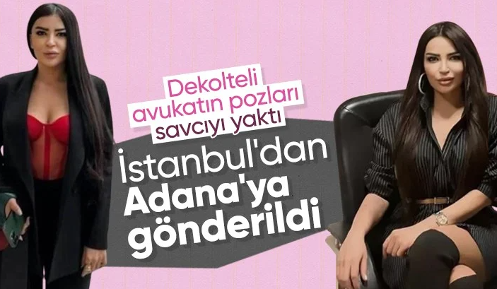 Odasından dekolteli fotoğraf paylaşılan savcı Adana’ya tayin oldu