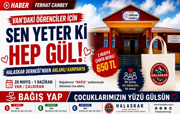 VAN’DAKİ ÖĞRENCİLER İÇİN UMUT KAMPANYASI